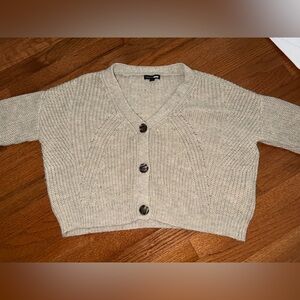 Fashion Nova Light Tan Cardigan Sweater